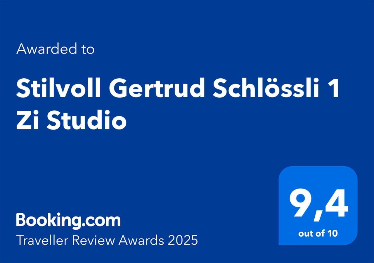 Stilvoll Gertrud Schloessli 1 Zi Studio St. Gallen Exterior photo